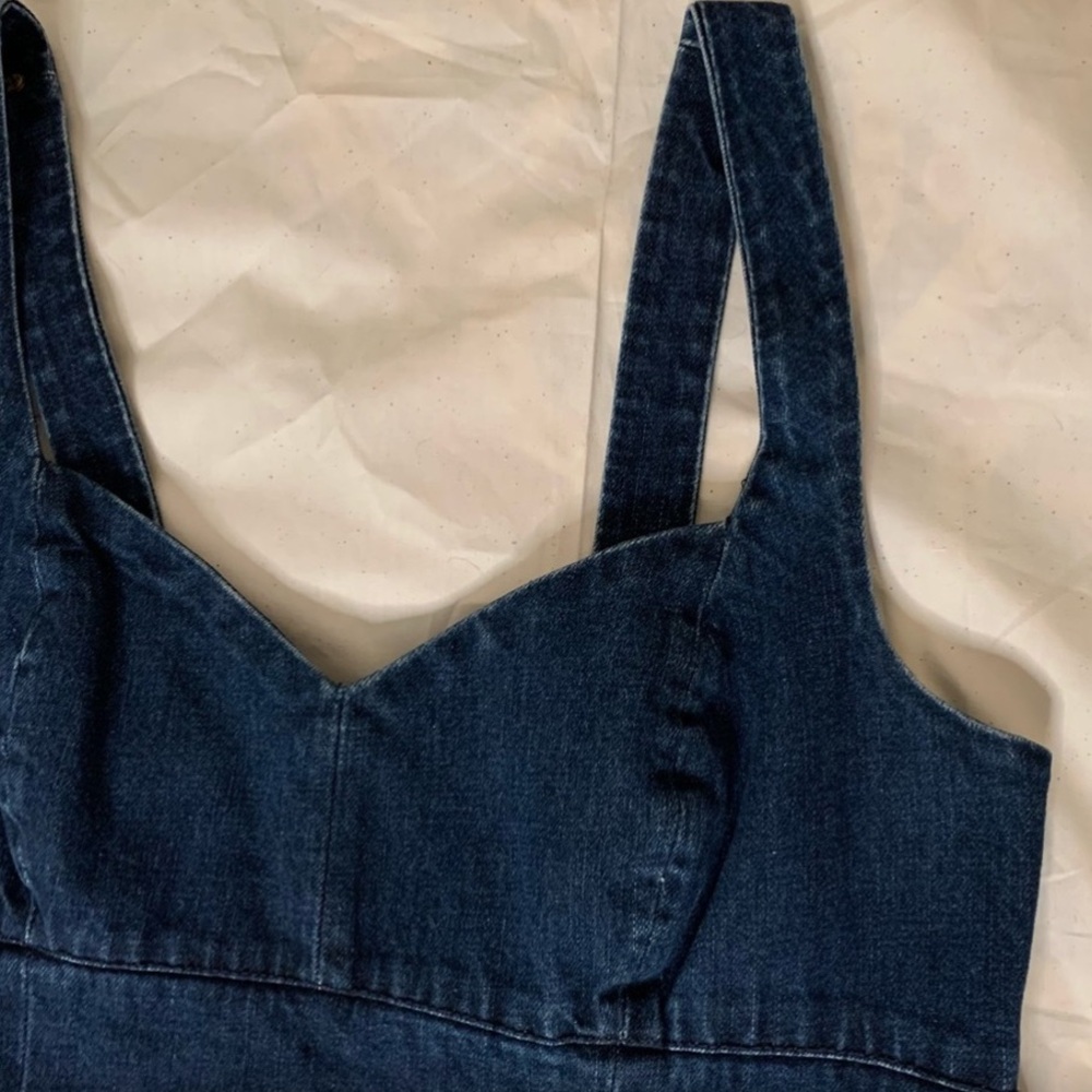 Anthropologie Holding Horses Denim Dress Size 6 - Picture 4 of 9
